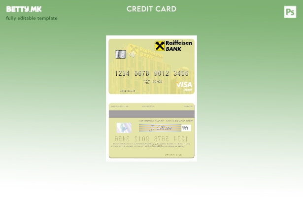 модерен стил Србија Рајфајзен банка а.д. Шаблон за виза дебитна картичка Белград